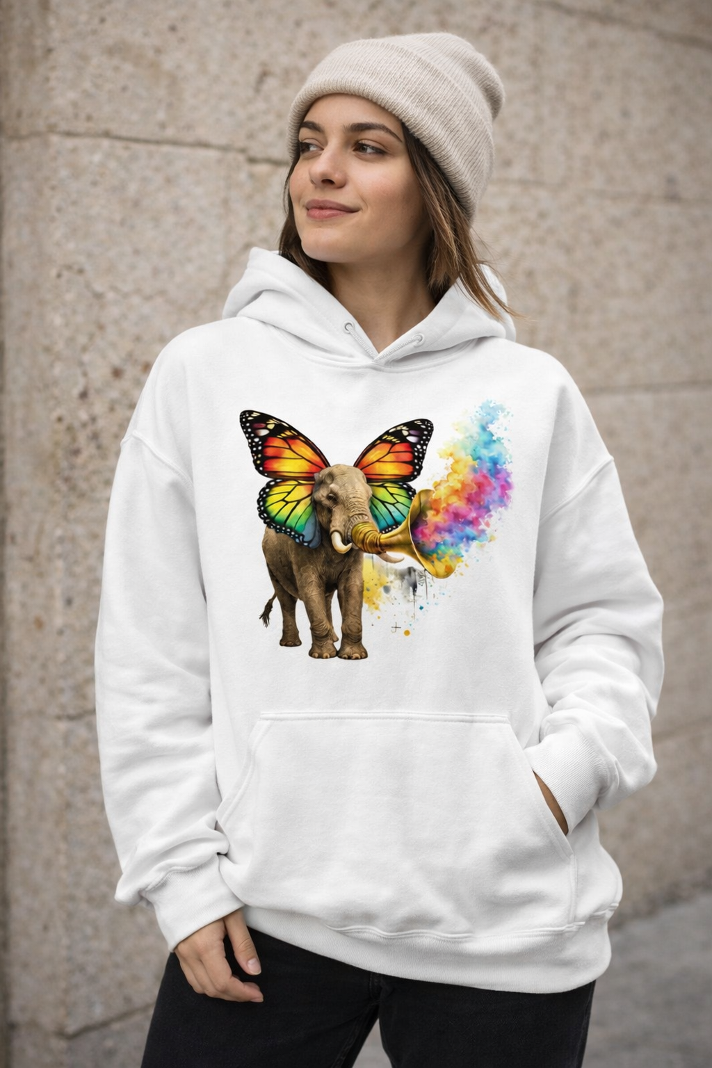 Sudadera con capucha Elephonograph